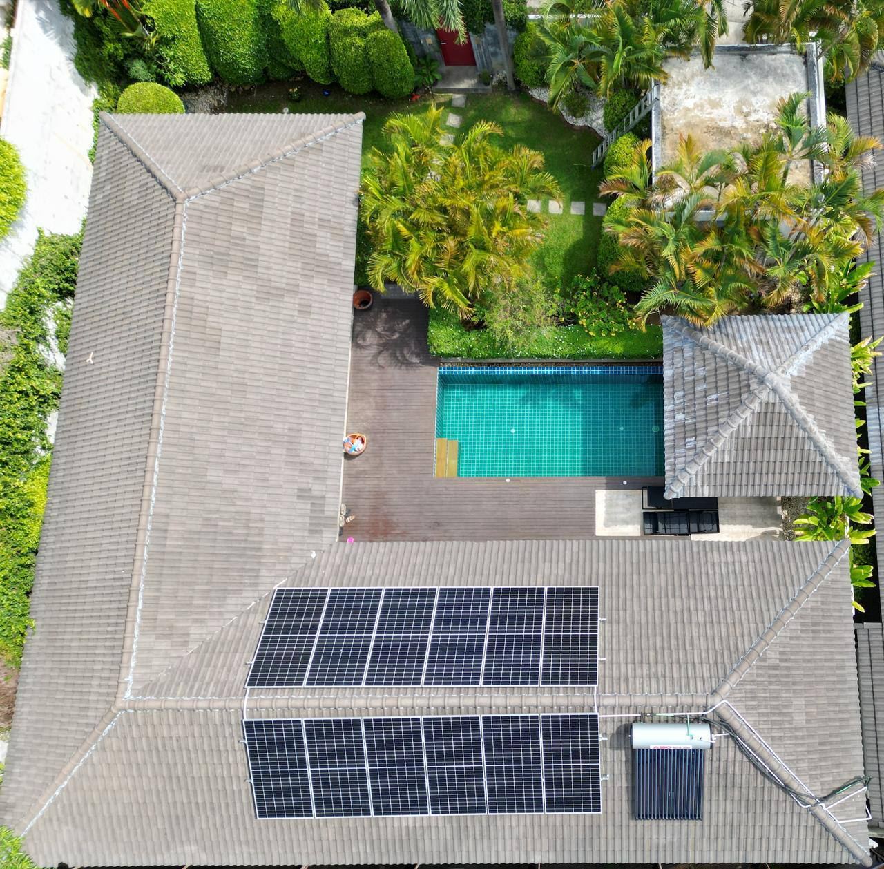 Villa XXX, Baan-Bua, Най Харн — вид сверху