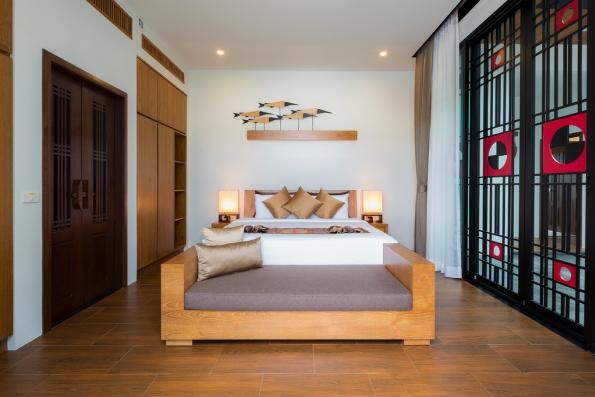 Villa BD001 в аренду, Baan-Bua, Най Харн — семейная вилла с большой лужайкой и бассейном 4 × 10 м с джакузи, фото 11
