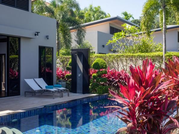 Villa BD009 в аренду, Baan-Bua, Най Харн — двухэтажная вилла с бассейном-инфинити и видом на горы, гараж на две машины, фото 10