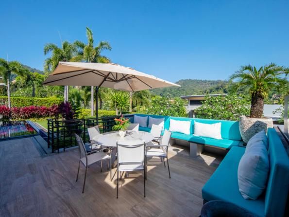Villa BD009 в аренду, Baan-Bua, Най Харн — двухэтажная вилла с бассейном-инфинити и видом на горы, гараж на две машины, фото 21
