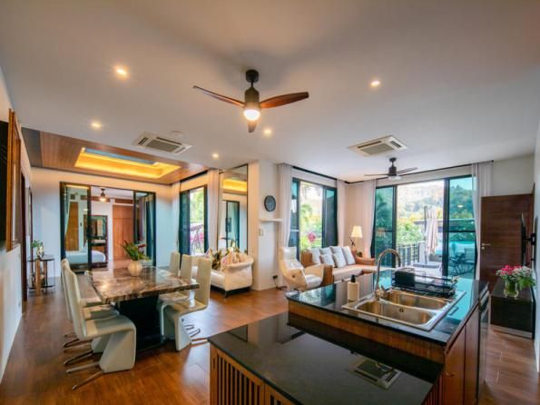 Villa BD009 в аренду, Baan-Bua, Най Харн — двухэтажная вилла с бассейном-инфинити и видом на горы, гараж на две машины, фото 23