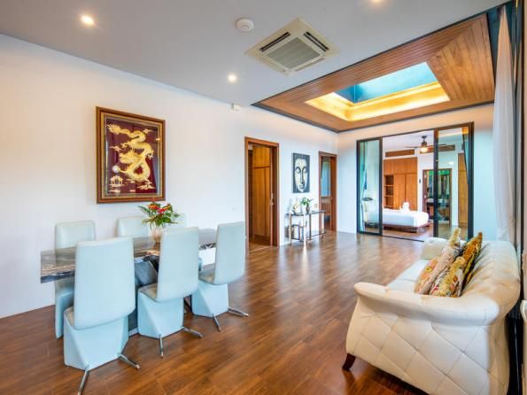 Villa BD009 в аренду, Baan-Bua, Най Харн — двухэтажная вилла с бассейном-инфинити и видом на горы, гараж на две машины, фото 29