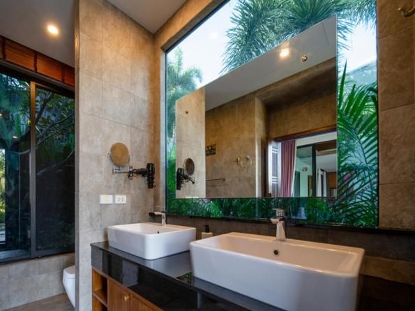 Villa BD009 в аренду, Baan-Bua, Най Харн — двухэтажная вилла с бассейном-инфинити и видом на горы, гараж на две машины, фото 38
