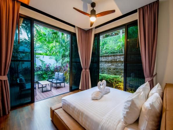 Villa BD009 в аренду, Baan-Bua, Най Харн — двухэтажная вилла с бассейном-инфинити и видом на горы, гараж на две машины, фото 40