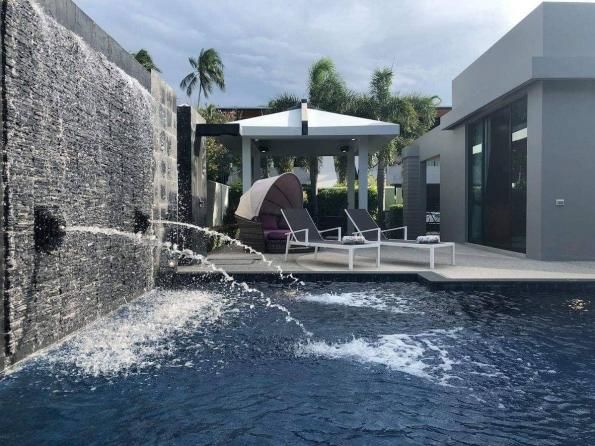 Villa BD04, Baan-Bua, Най Харн — modern zen с внутренним двориком под стеклянной крышей, фото 6