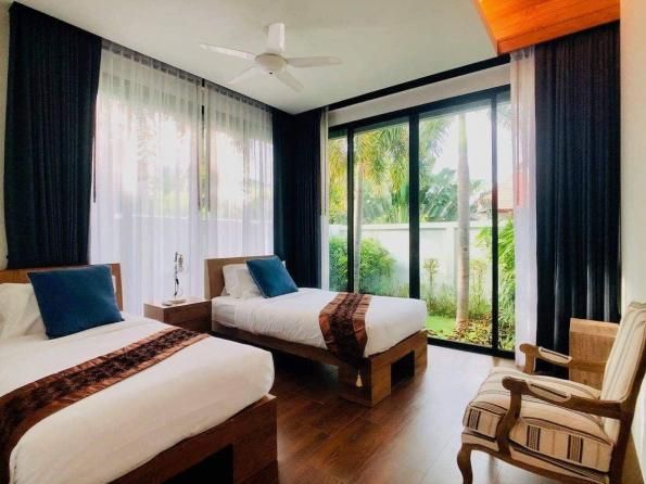 Villa BD04, Baan-Bua, Най Харн — modern zen с внутренним двориком под стеклянной крышей, фото 9