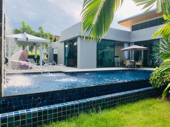 Villa BD04, Baan-Bua, Най Харн — modern zen с внутренним двориком под стеклянной крышей, фото 15