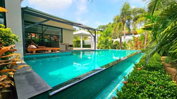 Villa BD05, Baan-Bua, Най Харн — modern zen с салой и открытой гостиной у бассейна, фото 18