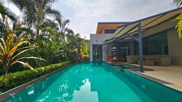Villa BD05, Baan-Bua, Най Харн — modern zen с салой и открытой гостиной у бассейна, фото 20