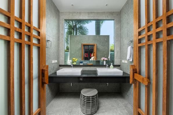 Villa BT05, Baan-Bua, Най Харн — четыре спальни с видом на сад и горы, фото 13