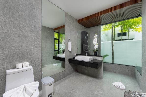 Villa BT05, Baan-Bua, Най Харн — четыре спальни с видом на сад и горы, фото 14