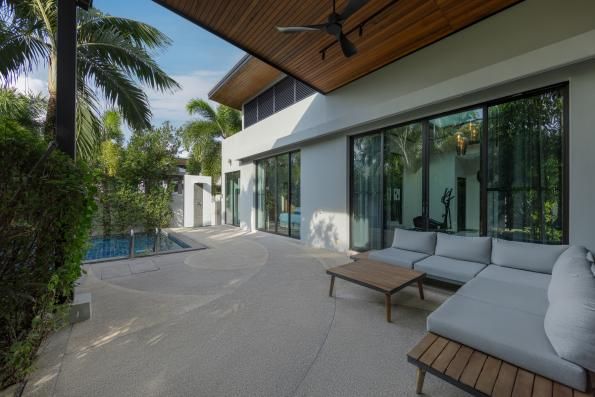 Villa BT05, Baan-Bua, Най Харн — четыре спальни с видом на сад и горы, фото 19