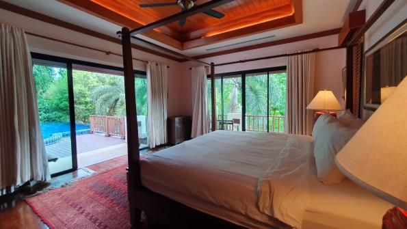 Villa P09, Baan-Bua, Най Харн — две постройки, бассейн с джакузи и вид на горы и лагуну, фото 9