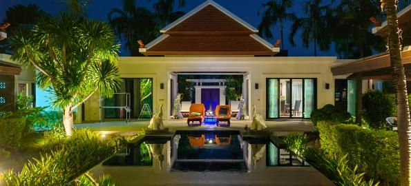 Villa P20, Baan-Bua, Най Харн — самый большой дом в подборке с панорамой гор, фото 22